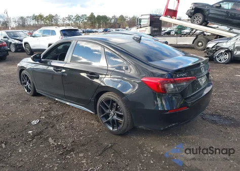 2022 Honda Civic Sport z USA, uszkodzony, nr VIN 2HGFE2F51NH572189